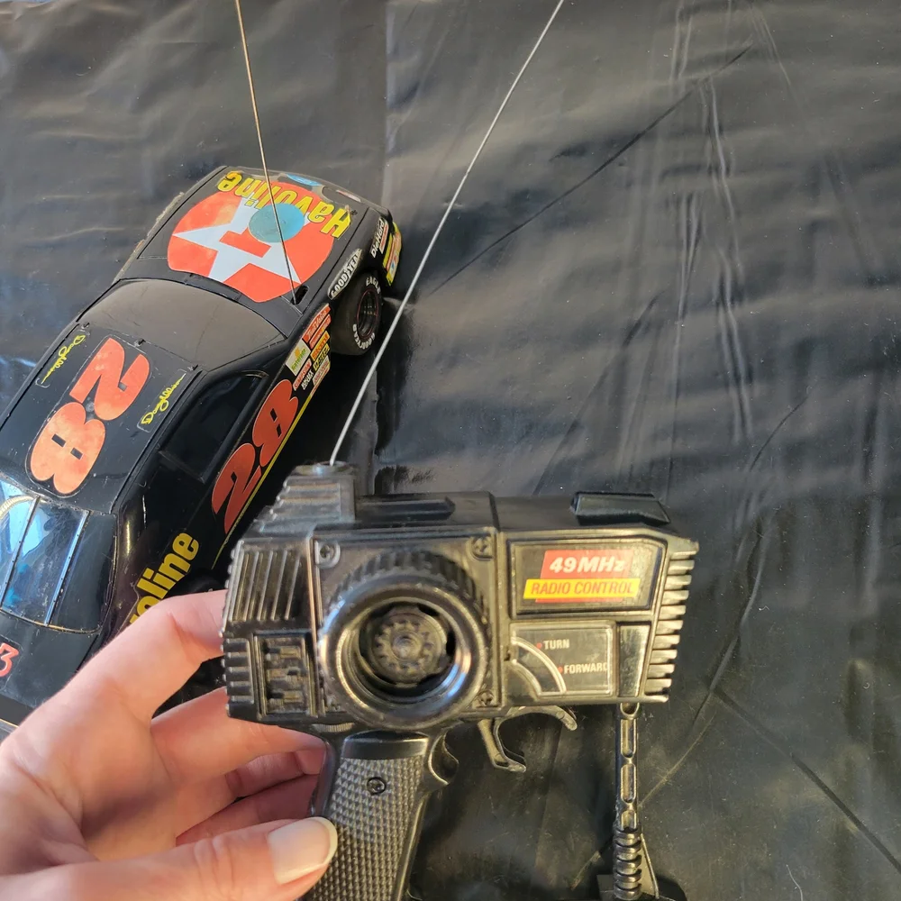 Vintage Bright Havoline #28 Ford Thunderbird RC Car Remote Control 49.86MHz